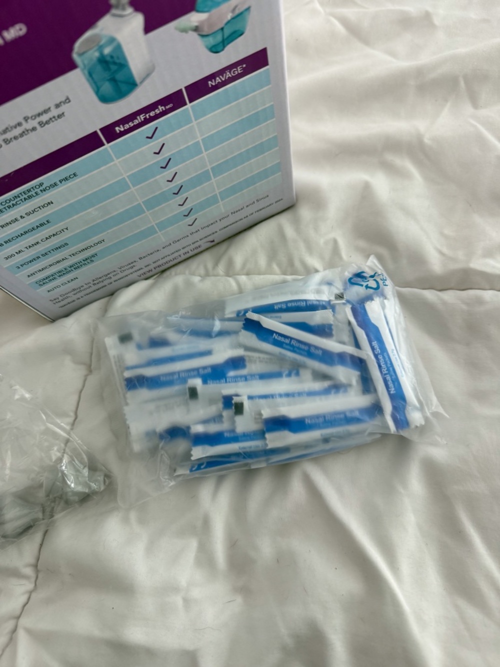 NasalFresh MD Dual Powered Nasal Irrigation System for Sinus Congestion and Snor - Picture 7 of 7